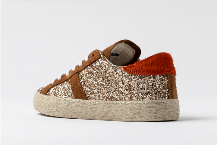 D.a.t.e. Hill Low Glitter Trainer