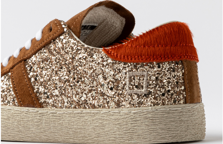 D.a.t.e. Hill Low Glitter Trainer