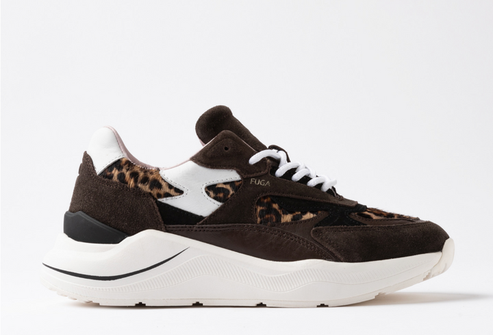 Date Fuga Poy Leopard Trainers