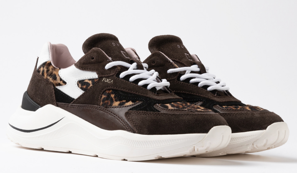 Date Fuga Poy Leopard Trainers