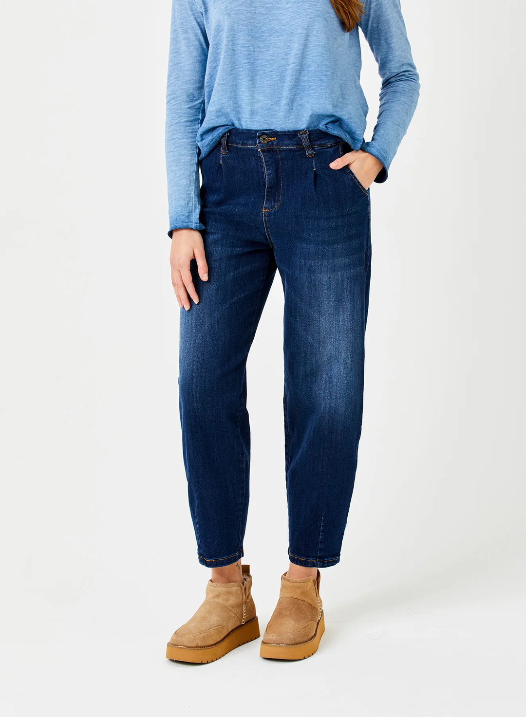 Suzy D May barrel jeans