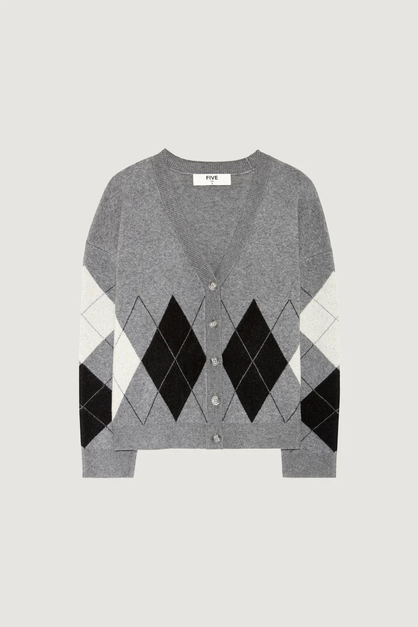 Five Jacquard Cardigan