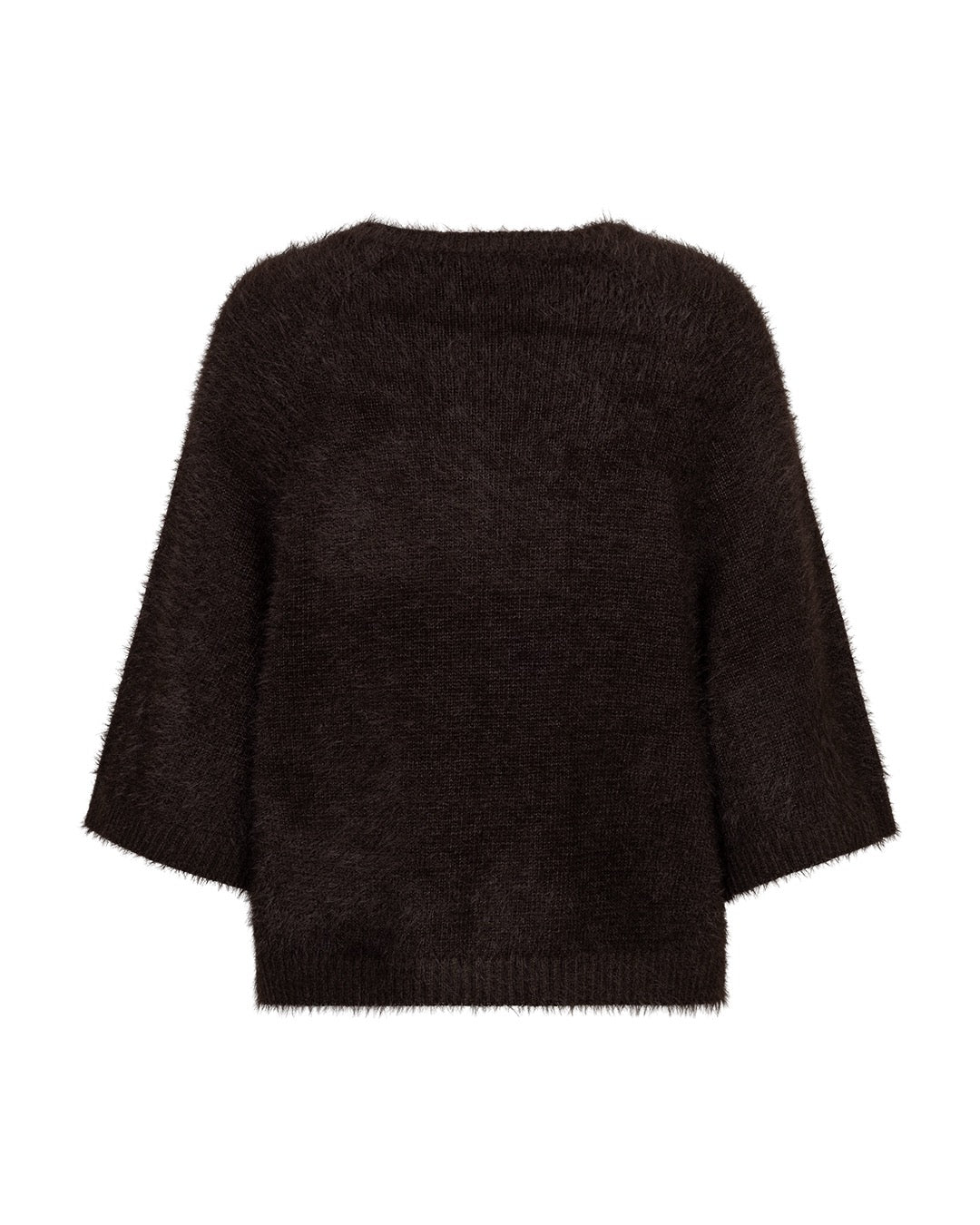 Red Button Fuzzy Cardigan