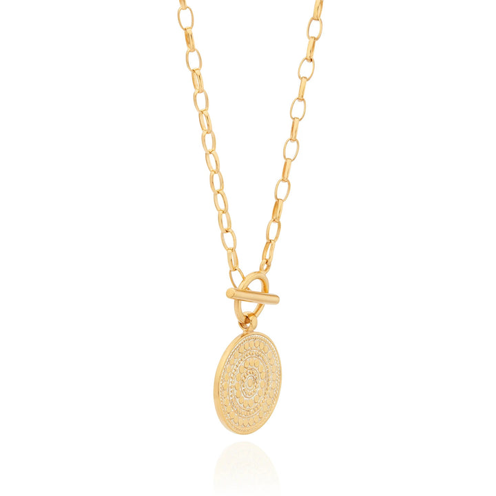 Anna Beck Classic Toggle Gold Necklace
