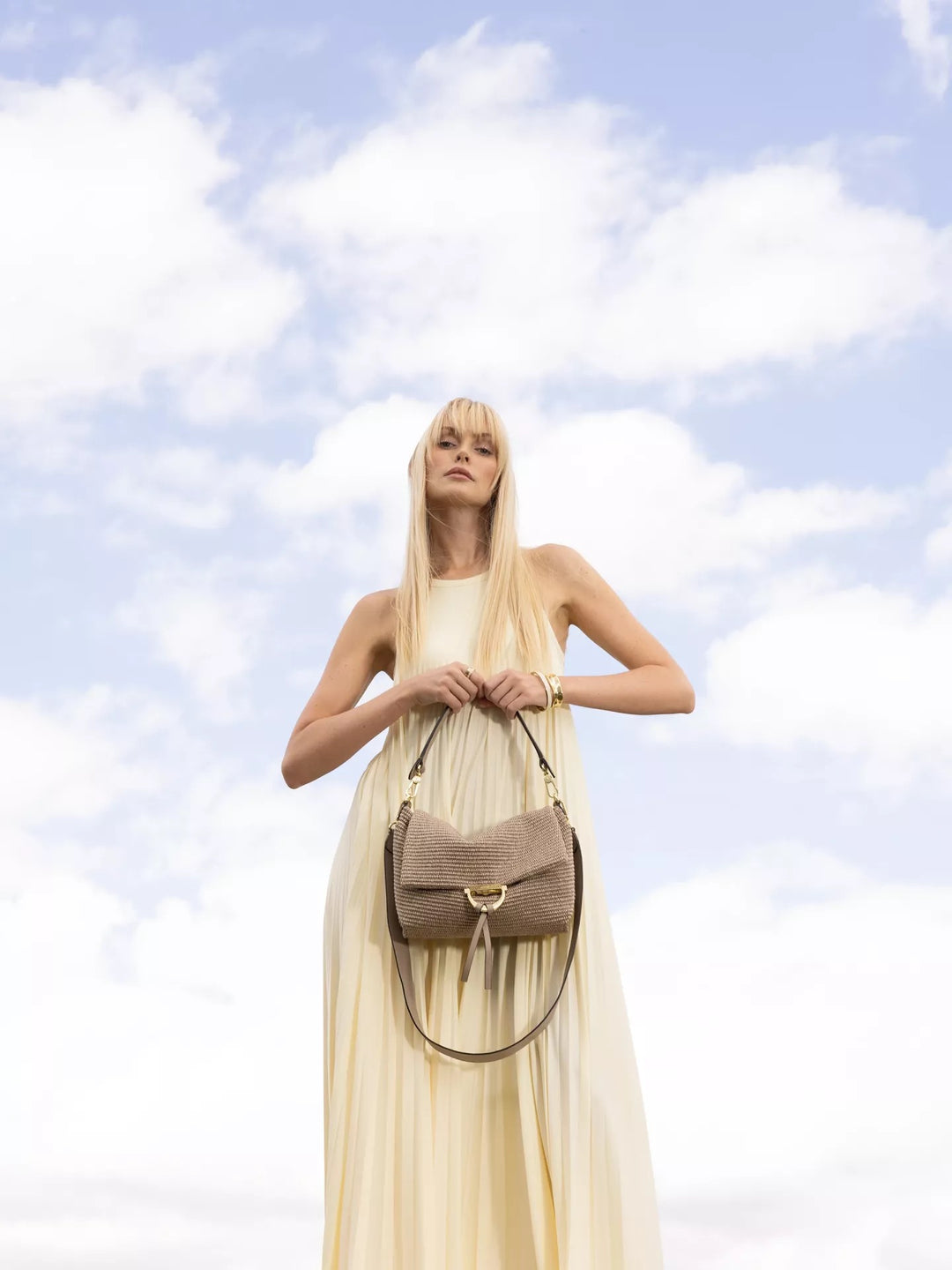 Abro Temi Medium Raffia Bag