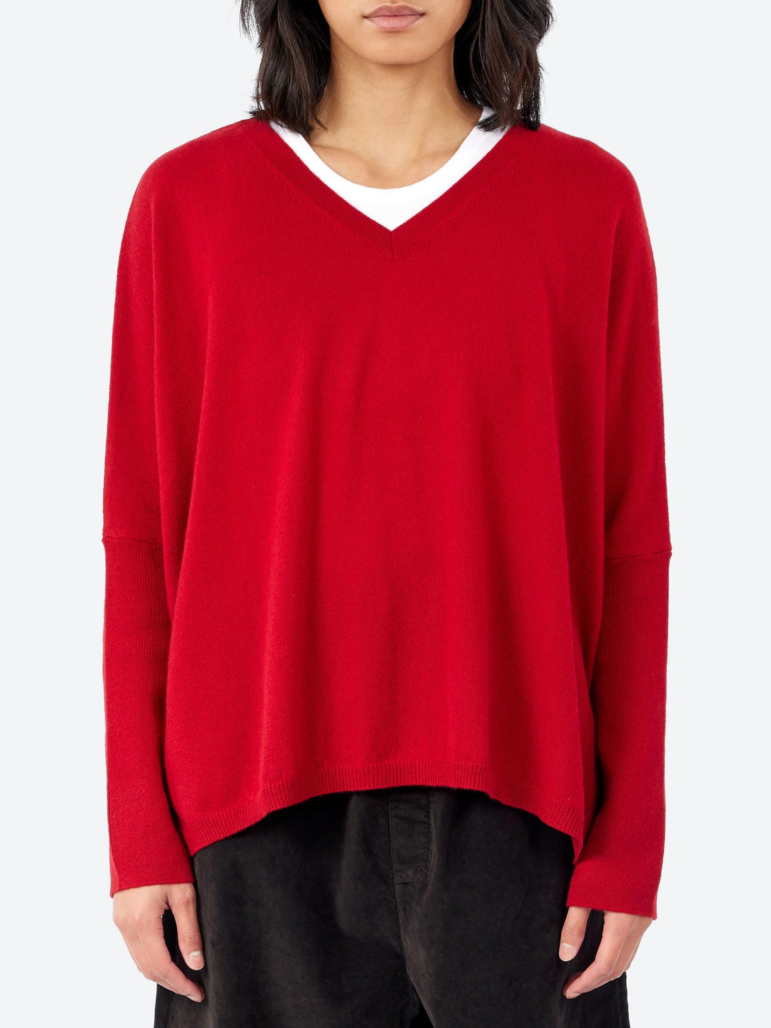 Jumper 1234 Oversized V Jumper
