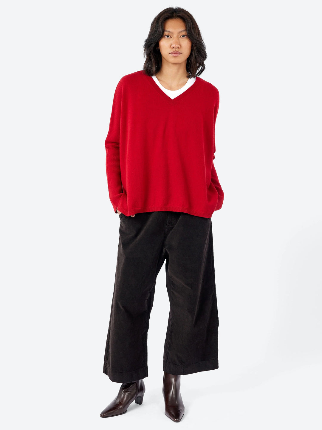 Jumper 1234 Oversized V Jumper