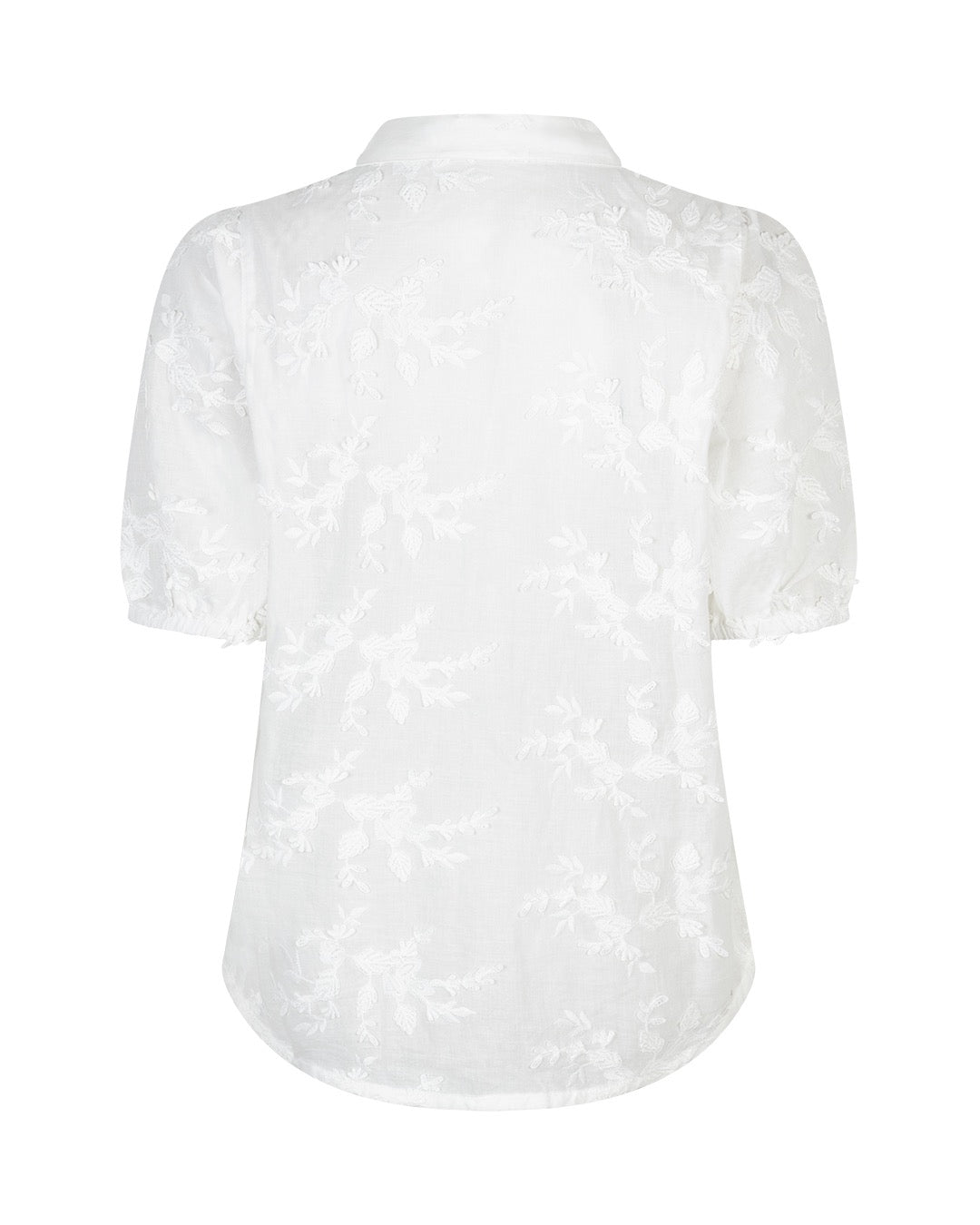 Red Button Victoria Blouse
