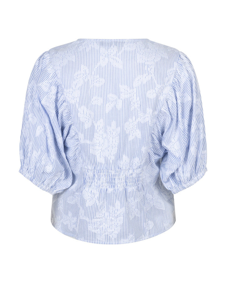 Red Button Blouse