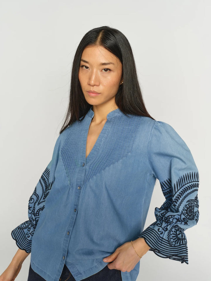 Mosmosh Stomin Emb Blouse