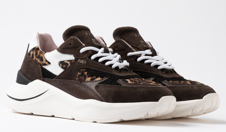 Date Fuga Poy Leopard Trainers