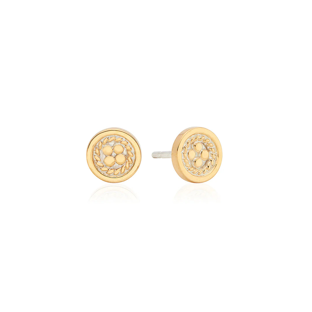 Anna Beck Classic Border Stud Earrings