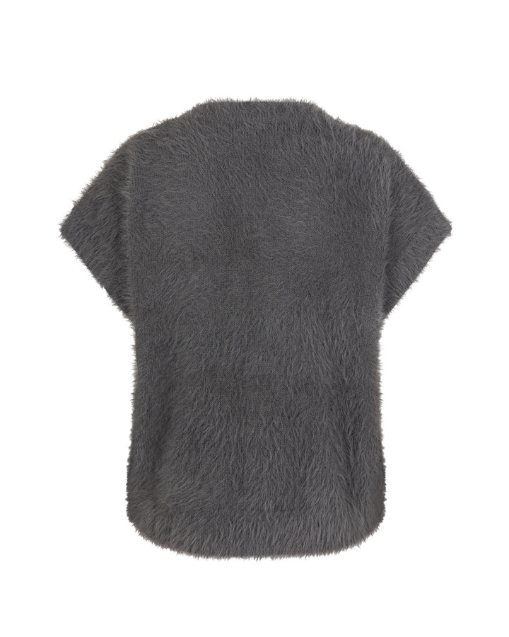 RB Sleeveless Fuzzy Gilet
