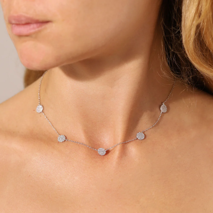 Gold Trip  Aurora  Silver Necklace