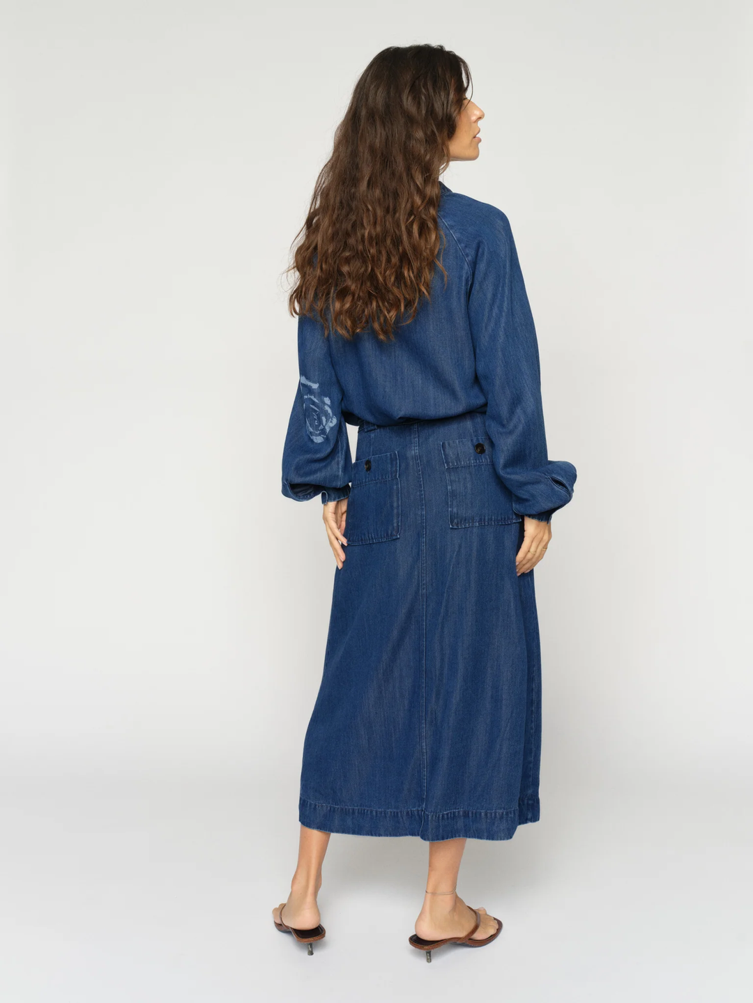 Mosmosh Koda Denim Skirt