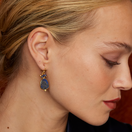 Ashiana Willow Lapis Earrings