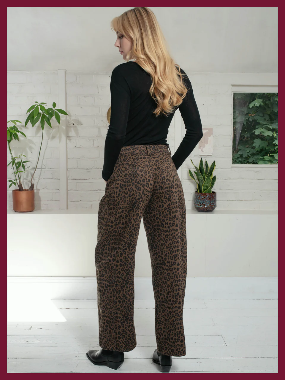 Nooki Ditta Barrel Choc Jeans