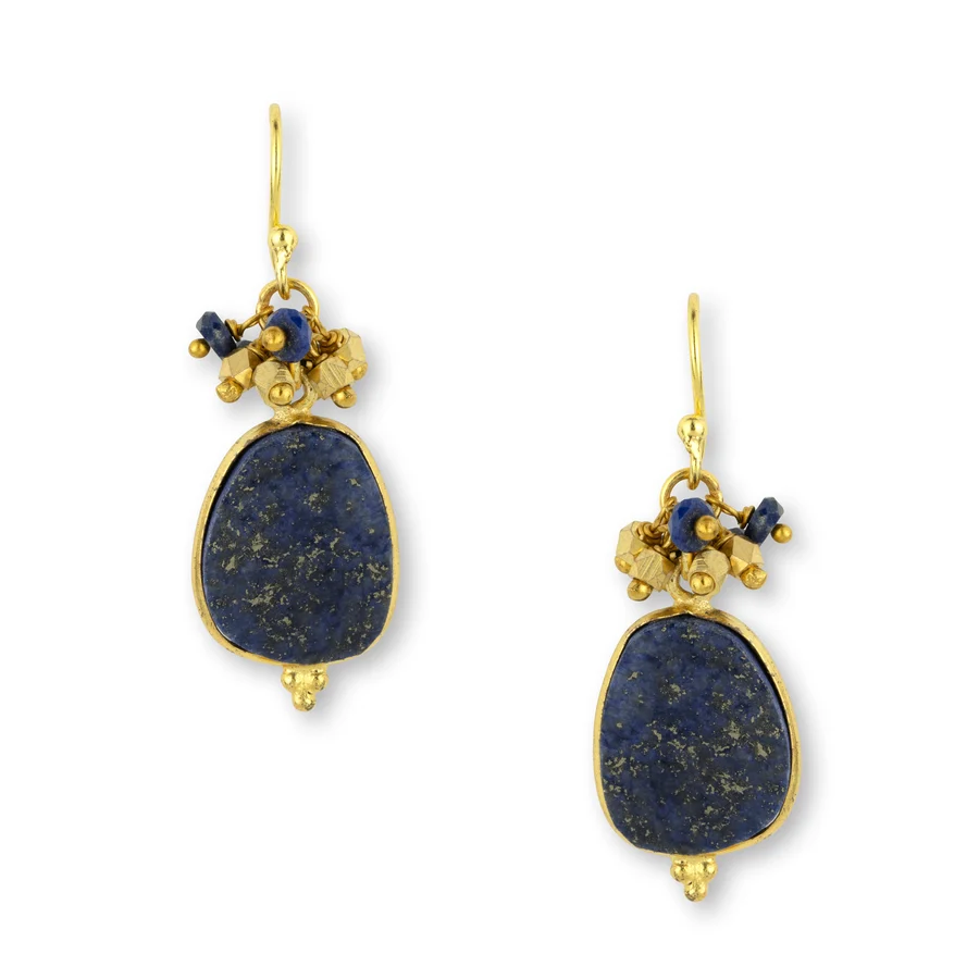Ashiana Willow Lapis Earrings