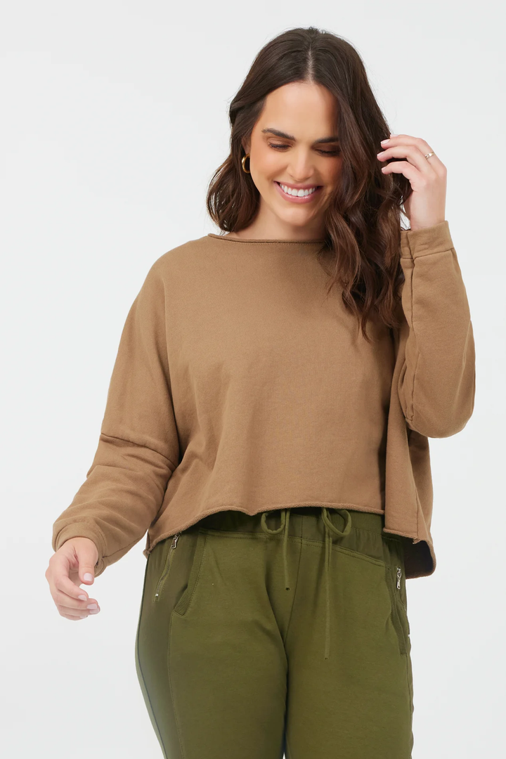 Suzy D Maeve Crop Sweatshirt