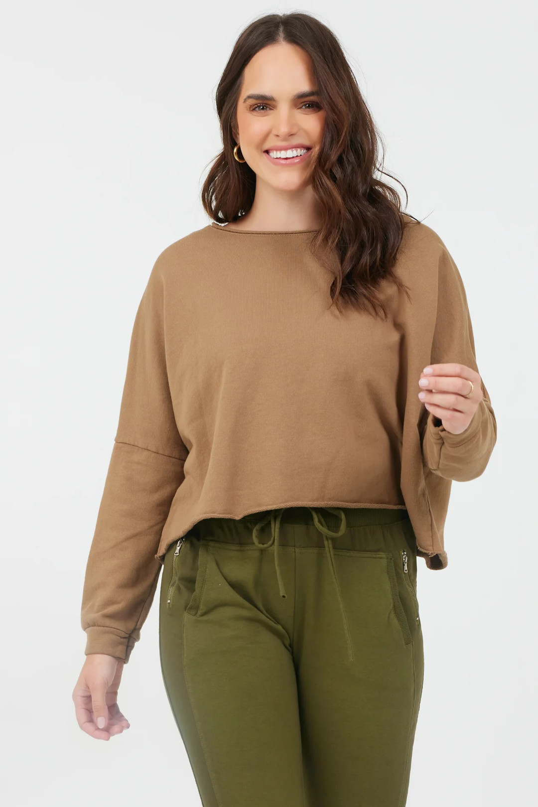 Suzy D Maeve Crop Sweatshirt