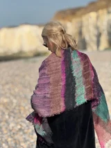Jo Edwards Midnight wool scarf