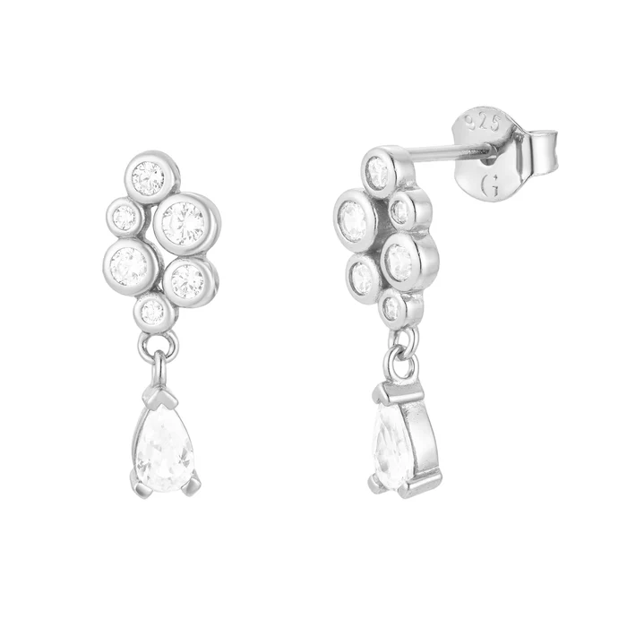 Gold Trip Silver Waterfall Earrings