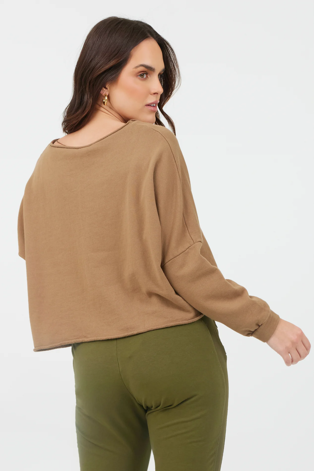 Suzy D Maeve Crop Sweatshirt