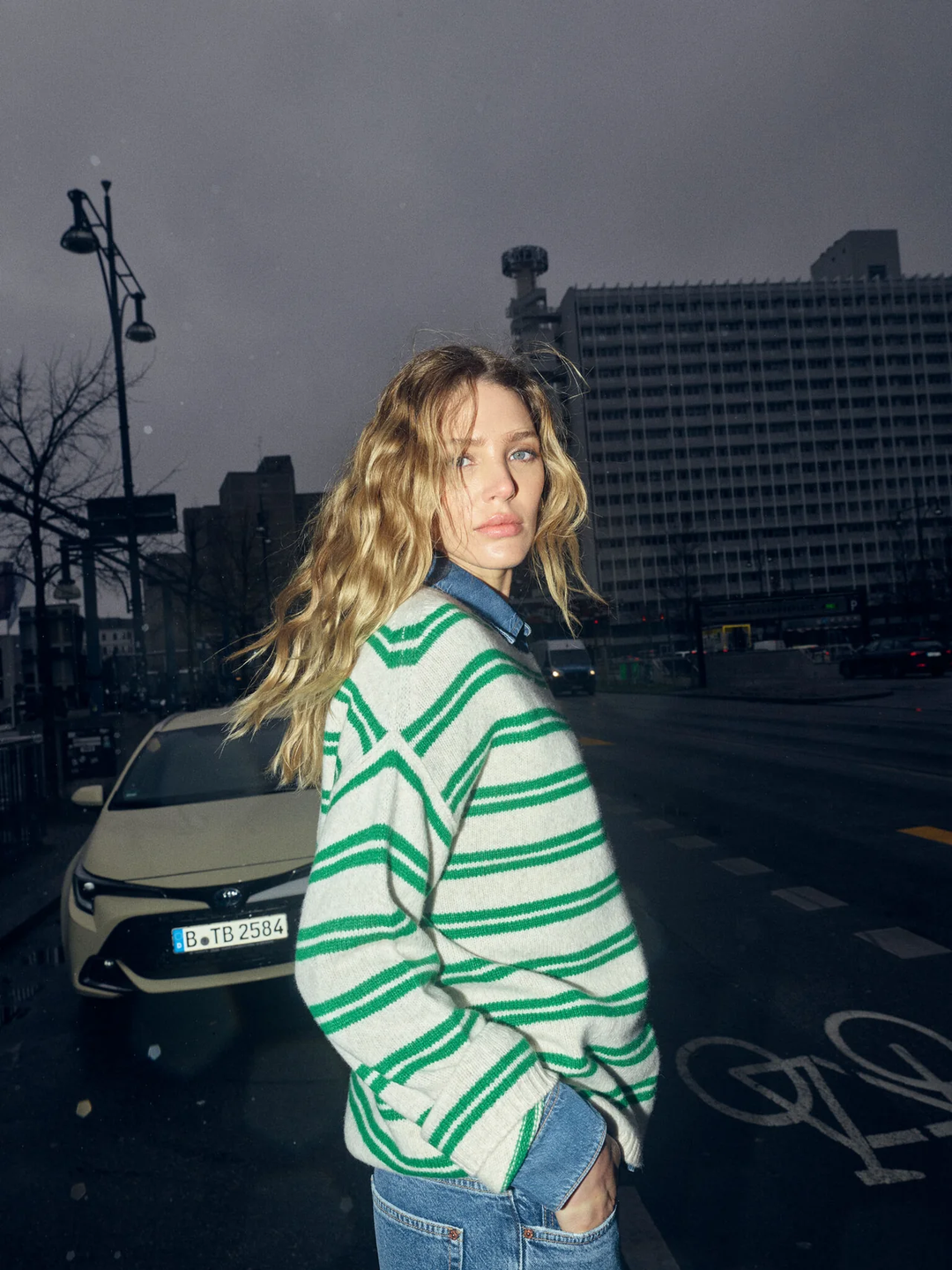 MM Chai Two Stripe Knit