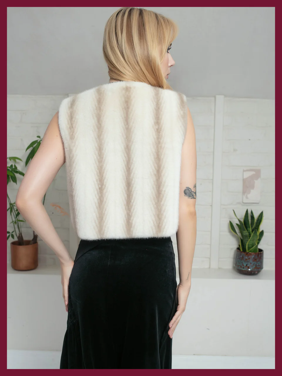 Nooki Faux Fur Gilet leopard