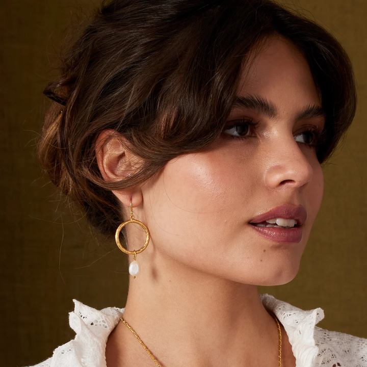 Ashiana Margot Pearl Earrings