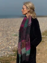 Jo Edwards Midnight wool scarf