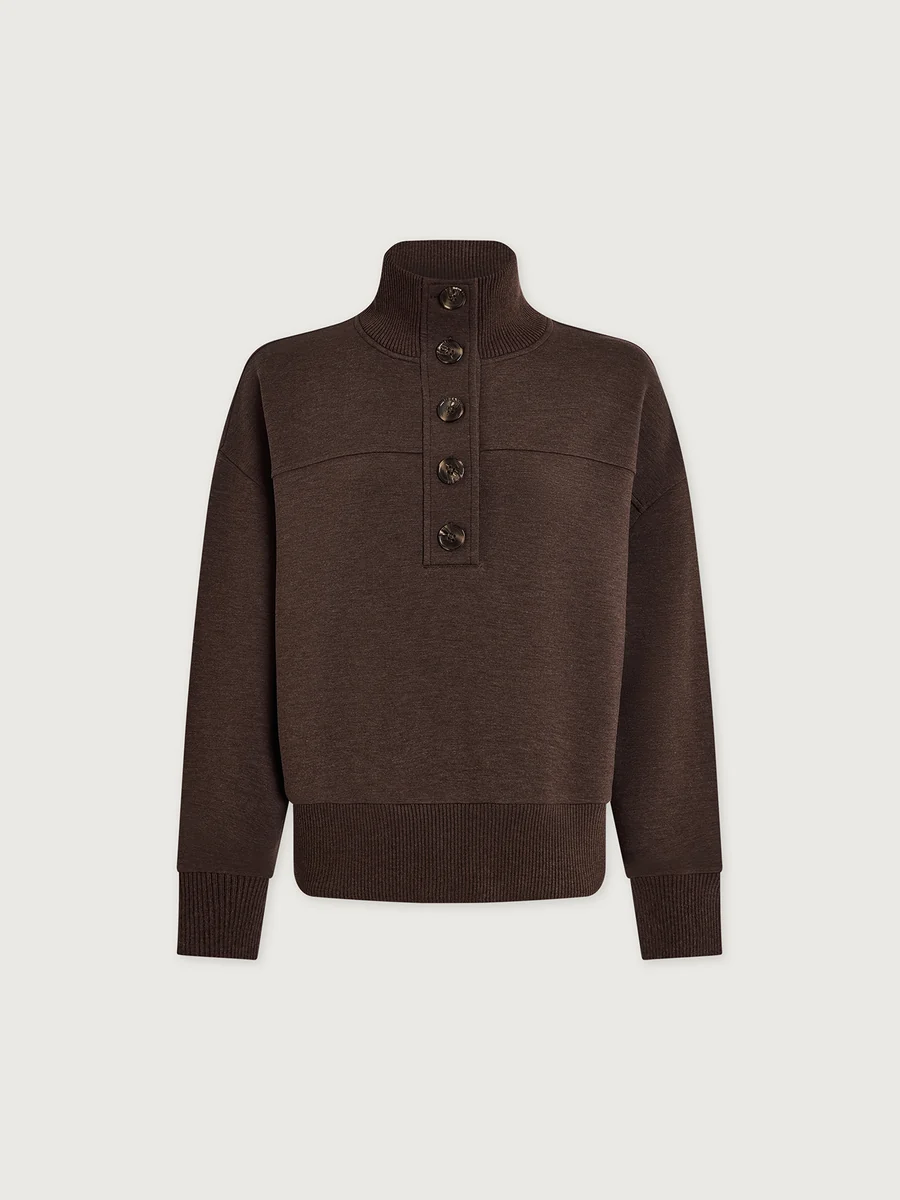 Varley Bronya Button Placket Sweater