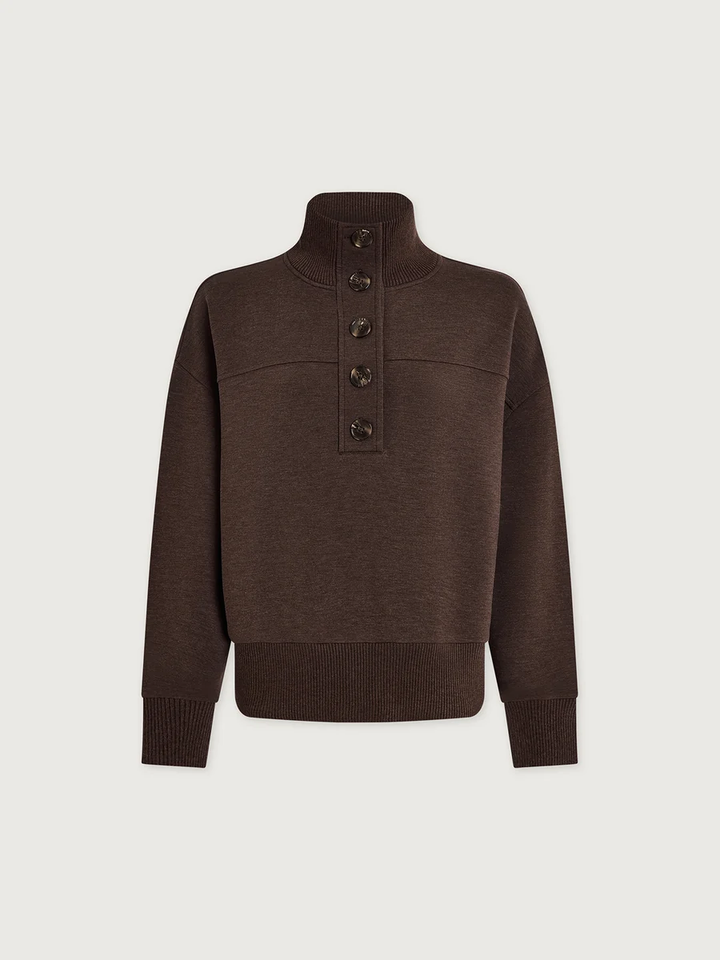Varley Bronya Button Placket Sweater