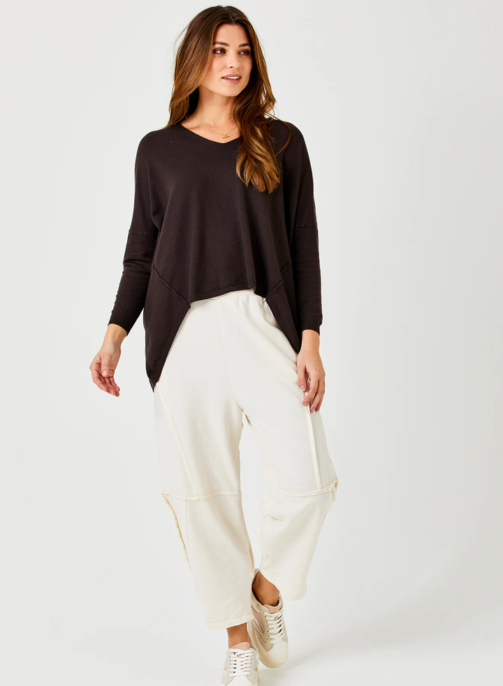 Suzy D Bria Raw Edge Jogger