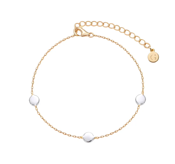 Gold Trip Disc Bracelet