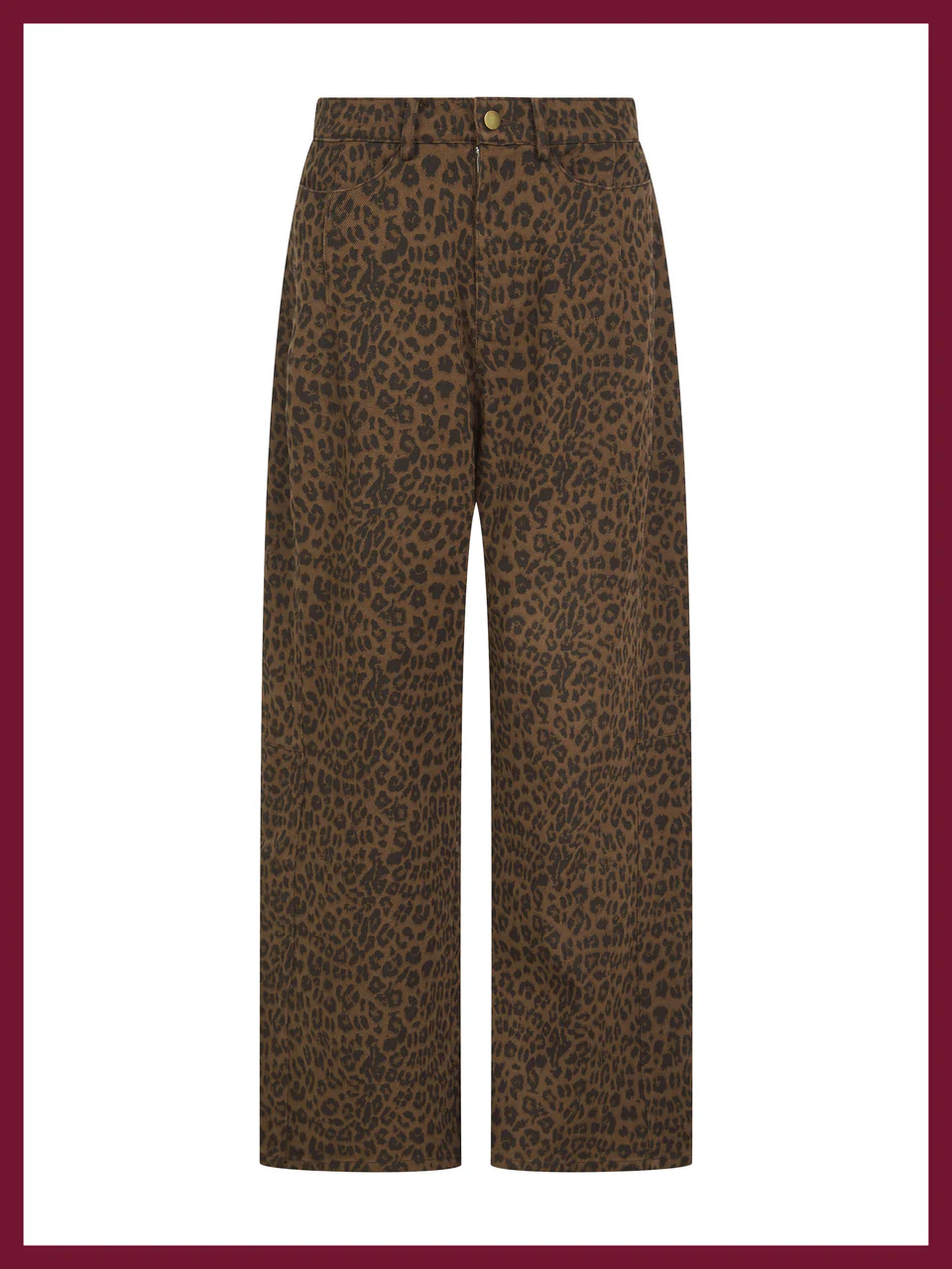 Nooki Ditta Barrel Choc Jeans
