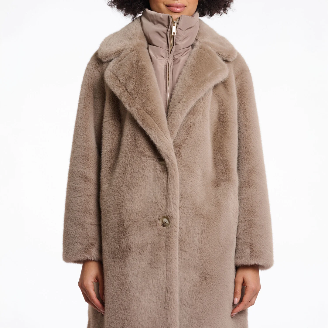 Rino& Pelle Geesje toffee fur coat