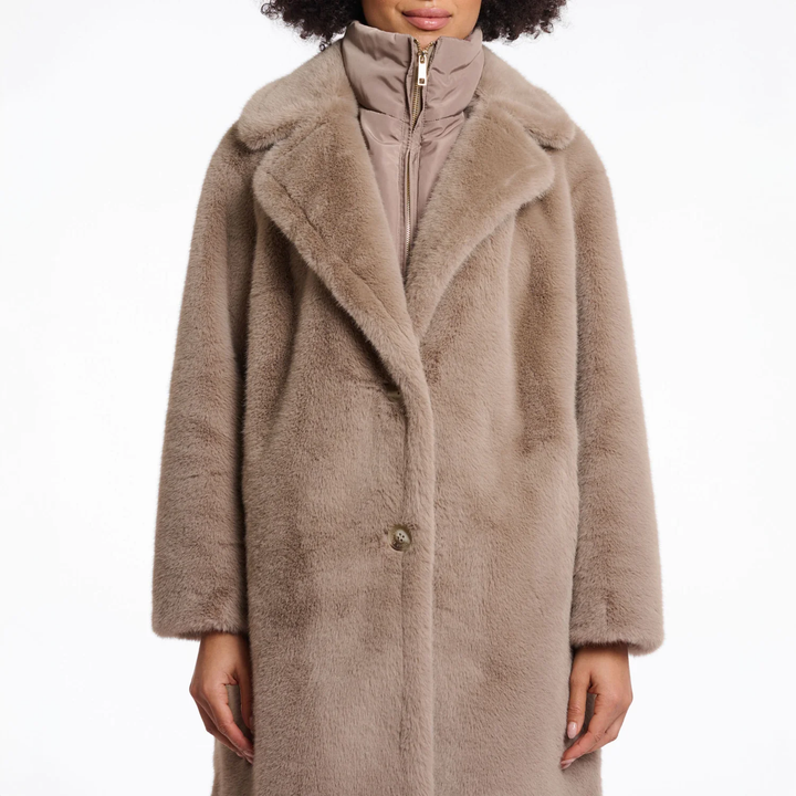 Rino& Pelle Geesje toffee fur coat