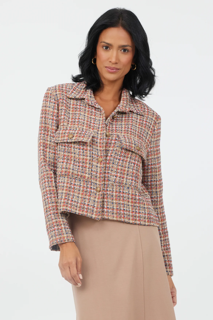 Suzy D Jadore Check Jacket