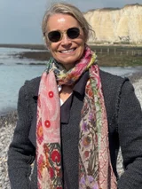 Jo Edwards Mosaic wool Scarf