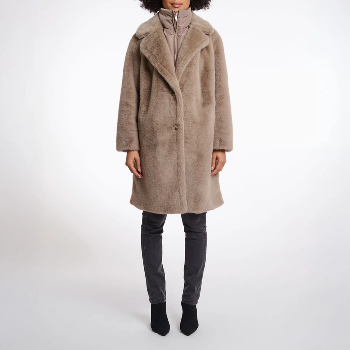 Rino& Pelle Geesje toffee fur coat