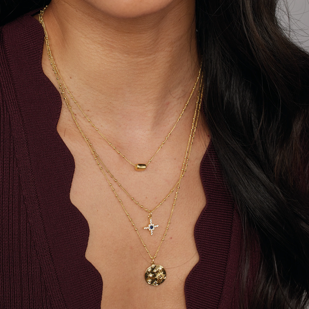 Ashiana Celeste 3 layer Necklace