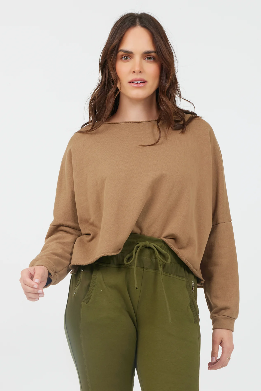 Suzy D Maeve Crop Sweatshirt