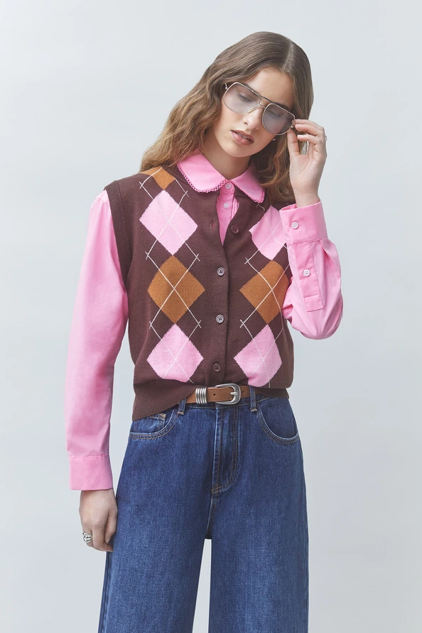 Suncoo Gavin Sleeveless Cardigan