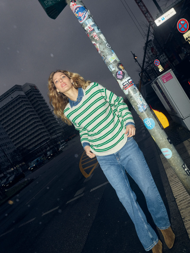 MM Chai Two Stripe Knit