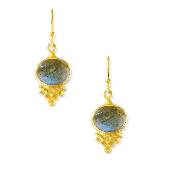 Ashiana Teri Labradorite earrings