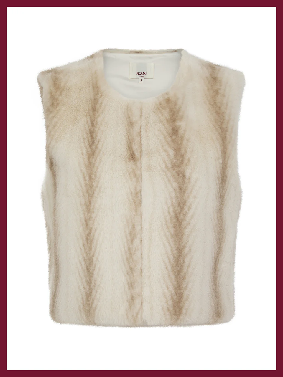 Nooki Faux Fur Gilet leopard
