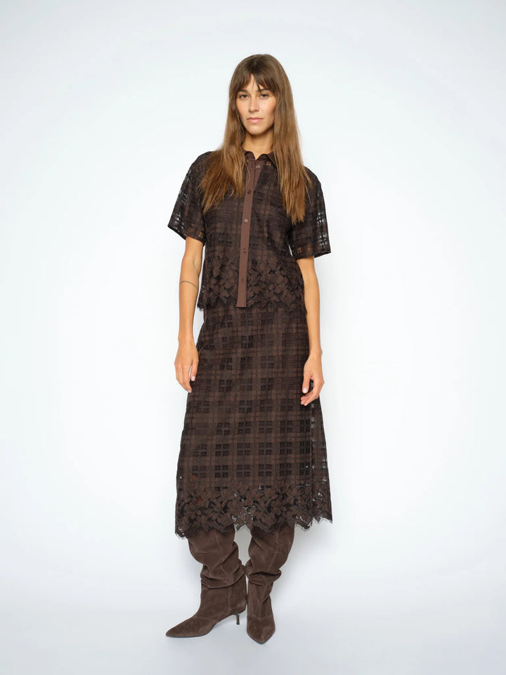 MM Bia Checko Lace Skirt