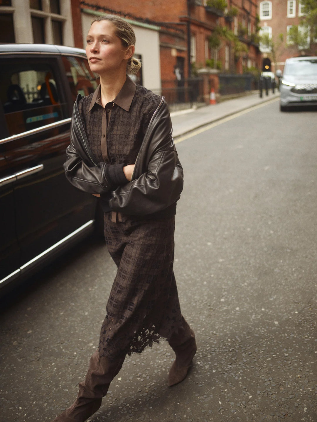 MM Bia Checko Lace Skirt