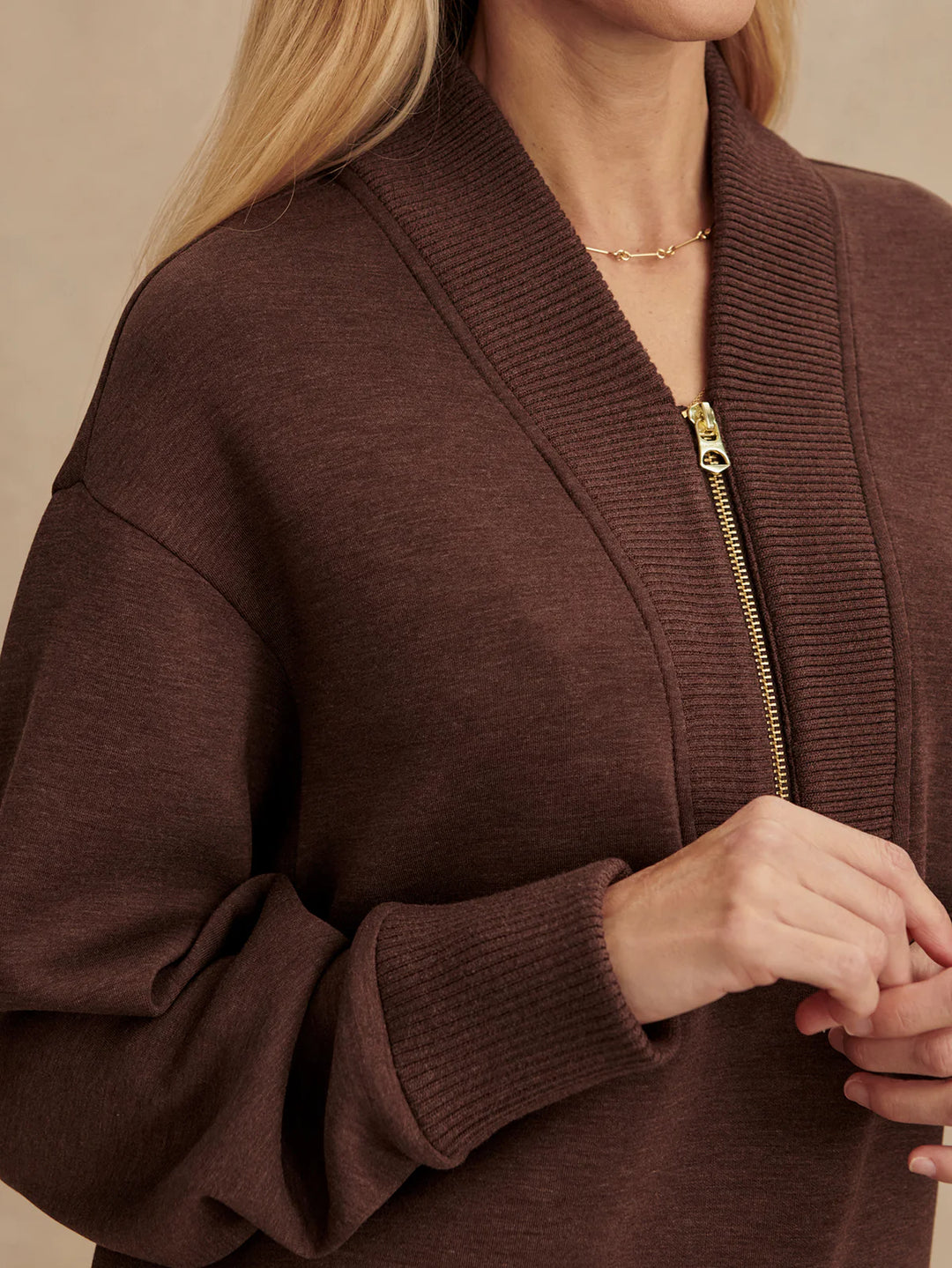 Varley Sally Half Zip Sweat